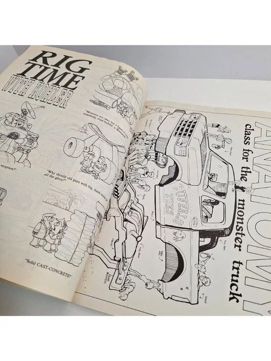 CARtoons Magazine Poster Calendar Monster Truck Oct Dec 89 Aug 91 Vintage Lot - Picture 16 of 16